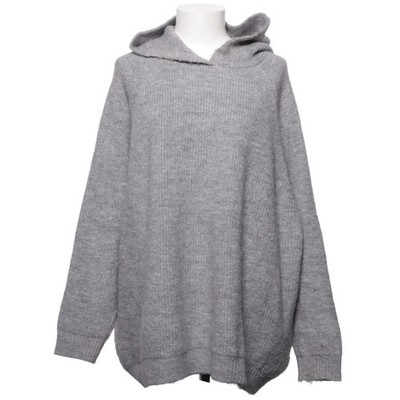 Zara, Kapuzenpullover, Größe: M, Grau, Acryl/Polyester, Einfarbig #xiM