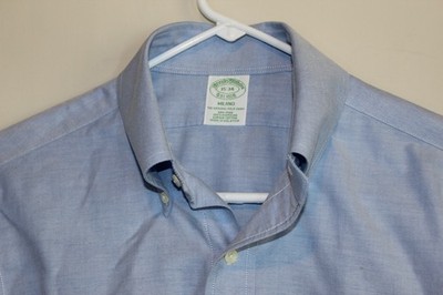 BROOKS BROTHERS｜USA製OX・BDシャツ （15 1/2-34） Brooks Brothers 15x34 Blue OCBD Oxford Cloth Button Down Milano