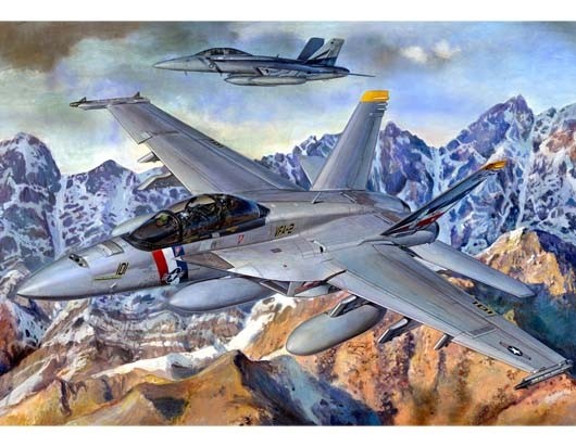 Trumpeter 03205 F/A 18F SUPER HORNET 1:32 Kit di modellismo