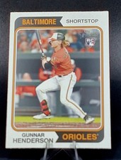 Sensational 2023 Topps Heritage Gunnar Henderson Rookie Card Baltimore Orioles!
