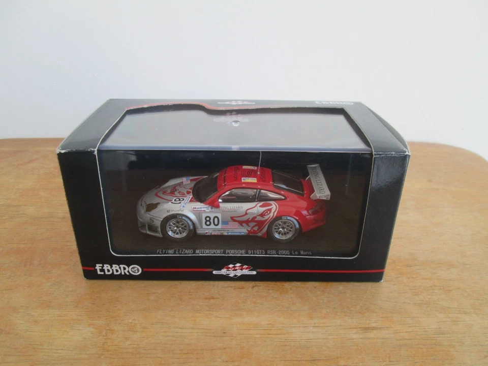 Flying Lizard Motorsport Porsche 911 GT3 RSR 2005 Le Mans - 1/43 Ebbro - Image 3 of 4