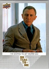 UD James Bond No Time to Die Base Set - U Pick - Complete Your Set - #1-100