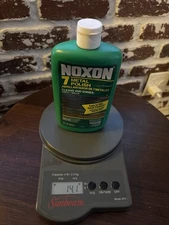 NOXON 7 Metal Polish Liquid 12 Oz Thick Formula Discontinued HTF - FULL BOTTLE