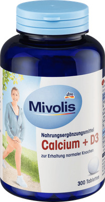 Mivolis Calcium + D3 Tabletten, 270g