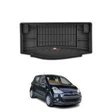 OMAC Gummi Kofferraumwanne für Hyundai i10 2013-2019 TPE Laderaumwanne Schwarz