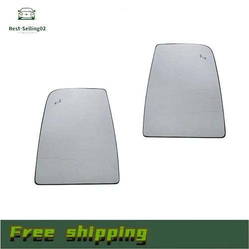 1 PAIR SIDE UPPER MIRROR GLASS For 2020-2023 FORD TRANSIT 150 250 350 BSM HEATED
