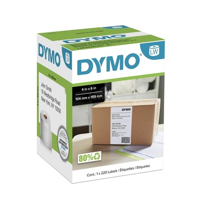 DYMO Extra Large Shipping Labels 4x6 for LabelWriter 5XL 4XL 220 Count