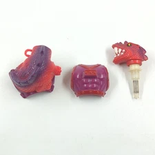 Masters of the universe 1985 DRAGON BLASTER Skeletor armor front back dragon