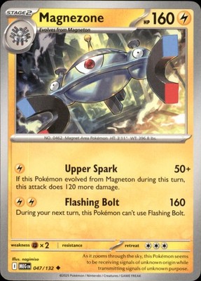 Magnezone Uncommon ME01: Mega Evolution 047/132 NM