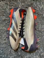 Size 9 Adidas Predator Elite SG Grey Black Red Men s Soccer Cleats ID0913