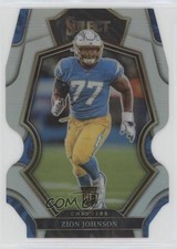 2022 Panini Select Premier Level Silver Prizm Die-Cut Zion Johnson #156 1ao0