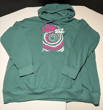 Blink 182 Graphic Hoodie - Turquoise  Pink  
