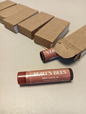 Burt's Bees Getönter Lippenbalsam Red Dahlia 2x 4,25g 2er Pack Rote Dahlie NEU