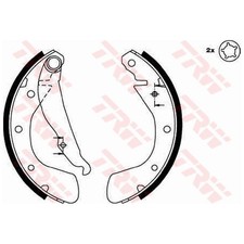 Bremsbacken-Satz hinten für Opel Tigra S93 X04 | 113742