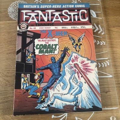 Fantastic Issue No. 60 (1968) Vintage Power Comic Weekly, Rare Marvel US reprint