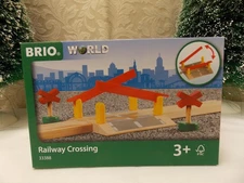 Brio World Railway Crossing, 33388, toy train accessory, NIB