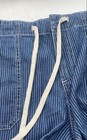 Loft Womens Blue Pinstripe Pockets Drawstring Pull-On Hot Pants Shorts Size PS — photo 4