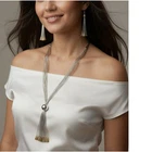 Native Southwest Sterling Silver 8 Strand Liquid Silver 28” Necklace + Earrings