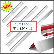 15 Pack Stainless Steel Corner Guards 9 Inch Wall Edge Protector 304 Metal Trim