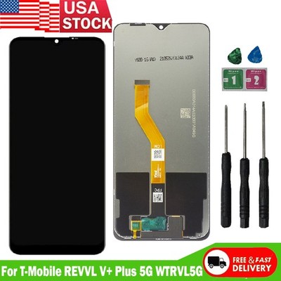 USA For T-Mobile REVVL V+ Plus 5G WTRVL5G LCD Touch Screen Digitizer Replacement