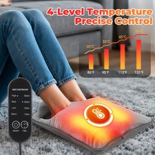 Electric Foot Heating Pad Household Foot Warmer Heater Mat With 4 Heat Levels