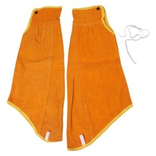 Leather Welding Work Sleeves Gift Apron for Men Fathers for Mechanics Technician