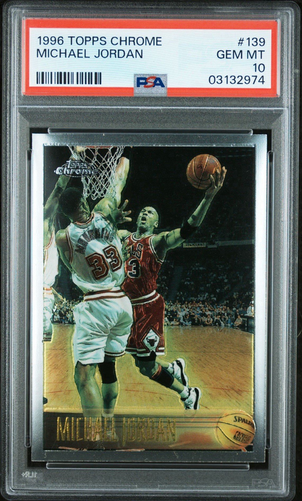 Michael Jordan 1996 Topps Chrome #139 Base Price Guide - Sports