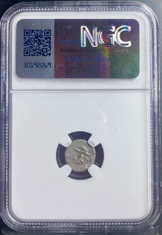 NGC Kingdom Of Elymais Silver Hemidrachm 54BC-32BC Kamnaskires genuino certificado Foto 4 de 4