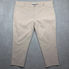 Peter Millar Pants Men's 50R (Fits 50x30) Beige EB66 Performance 5 Pocket *READ*