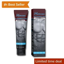 Men Intimate Hair Removal Cream For Men - Easy & Painless Depilator 150 ml