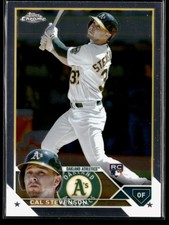 Cal Stevenson Rookie 2023 Topps Chrome #199 RC Oakland Athletics
