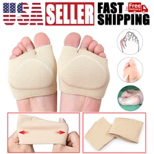 2/4Pcs Metatarsal Pads Sleeve for Man Women with Gel Sole Cushion Fabric Gift