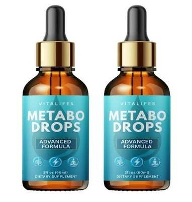 2 Pack - Metabo Liquid Drops Metabolism & Weight Fat Loss Support Formula (2 fl