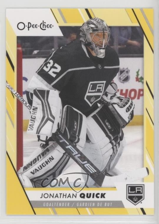 2023-24 O-Pee-Chee Yellow Border Jonathan Quick #173 e9p