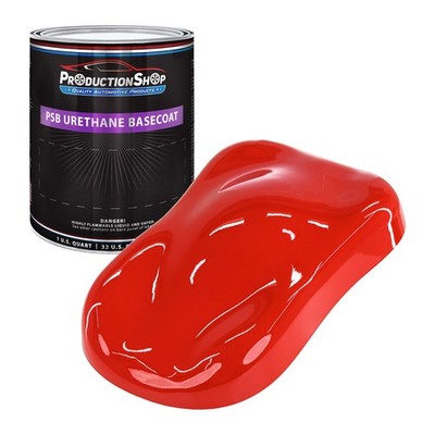 ProductionShop 1 Quart Bright Red Performance Basecoat Auto Paint
