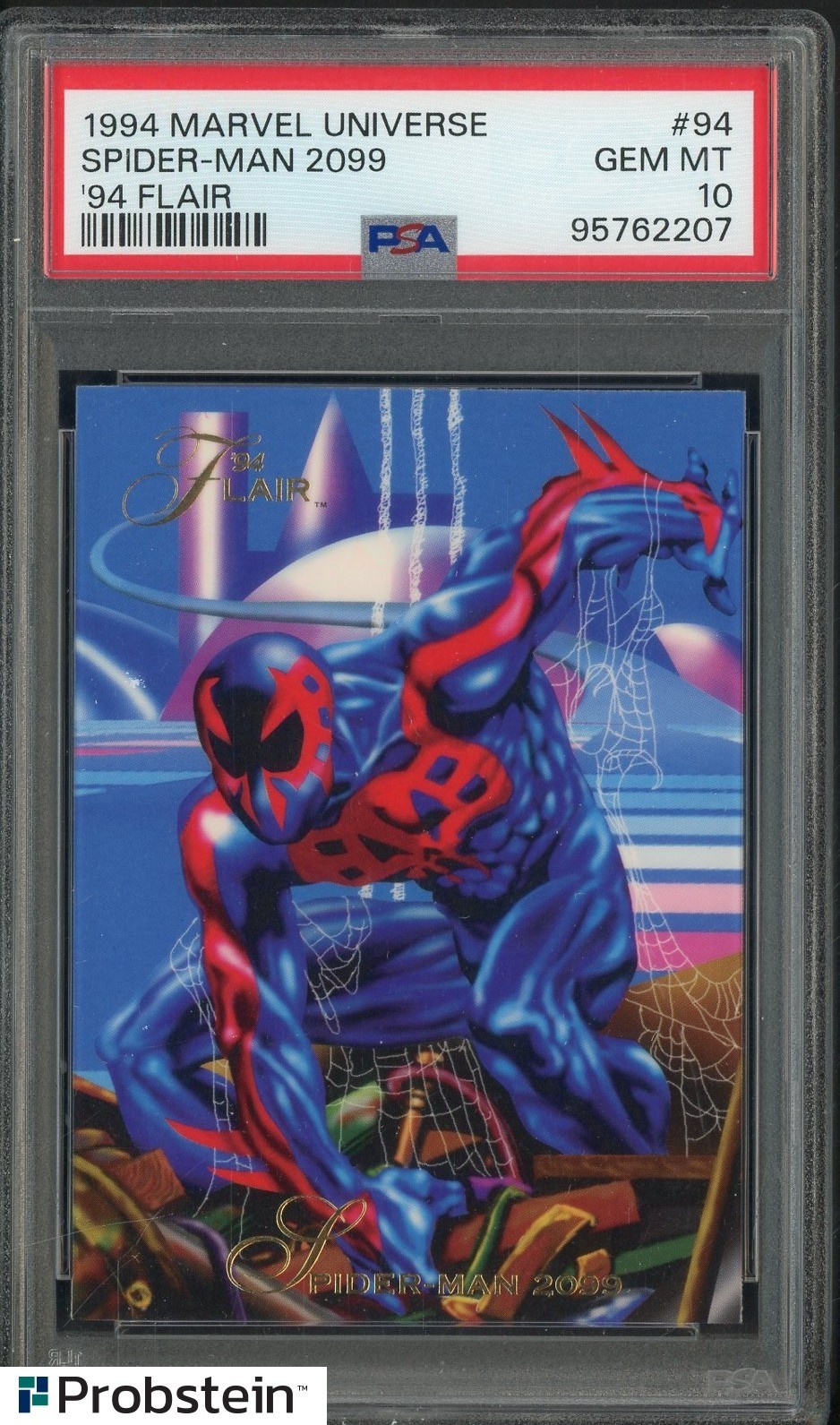 PSA 10 1994 Marvel Universe Spider-Man 2099 #94 Impel Trading Card