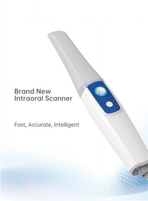 3DS V5 Dental 3D Scanner Lightweight 160g Large Depth Fast Scan Ortho Implant