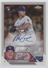 2023 Topps Chrome Update Auto Refractor 318/499 Michael Grove #AC-MGR Auto 0ys7