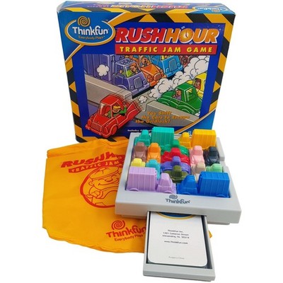 ThinkFun Rush Hour Logik Puzzle Spiel Reise Herausforderung Stau Autos Vorbau 8+
