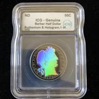 ICG GENUINE 1907 Barber Half Dollar Ruthenium & Hologram 1 Of 200