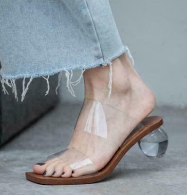 Mules Clear Club Slippers Sandals sz | eBay