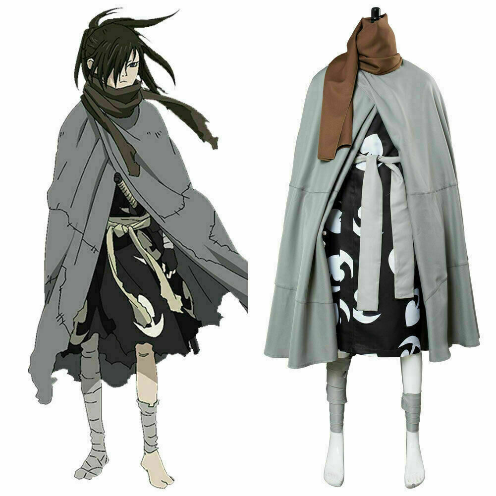 Anime Dororo Cosplay Hyakkimaru Cosplay Costume Cloak Robe Kimono Uniform  Outfit | eBay