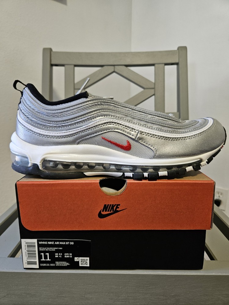 Nike Air Max 97 OG Silver Bullet W Size 11 2022 Release