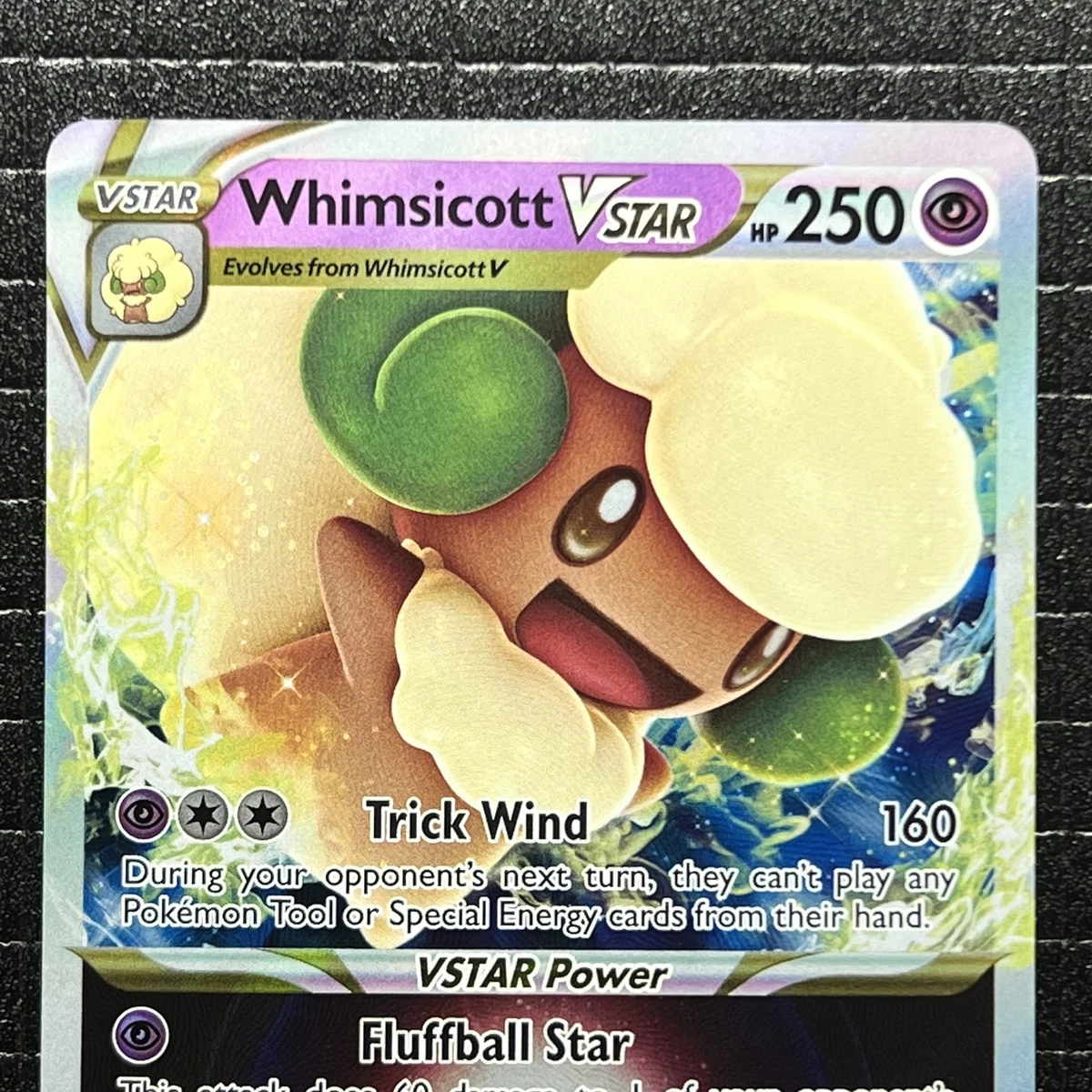 Here's an exclusive look at Whimsicott VSTAR, a new card from the Brilliant  Stars Pokemon TCG expansion