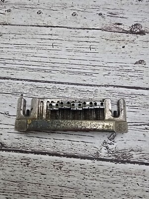 1970's Vintage BC Rich Tailpiece Chrome !! Missing One Saddle