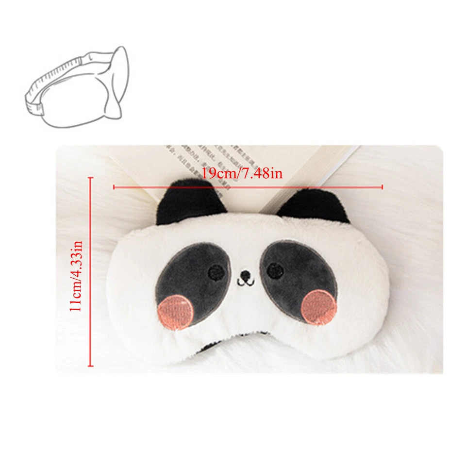 Plush Ice Cream Eye Mask Cute Cartoon Sleep Relieve Fatigue Blackout Comfortable - Image 3 of 4