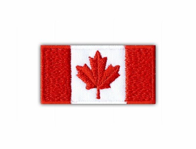 Flagge von Kanada - 2'' Aufnäher/Abzeichen bestickt