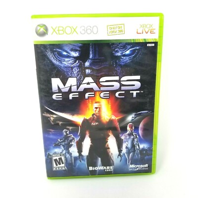 Mass Effect ( Mcrosoft Xbox 360, 2007, Disc) Video Game Complete Good Condition