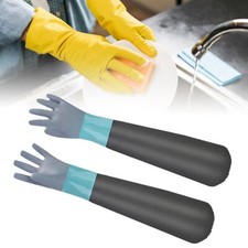 Long Sleeve Gloves Waterproof Rubber Gloves Cleaning Agriculture Pond Gloves
