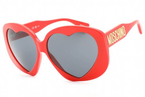 MOSCHINO MOS152/S 0C9A IR Sunglasses Red Frame Gray Lenses 61mm - Picture 1 of 4